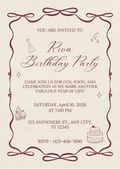 Birthday Invitation Card